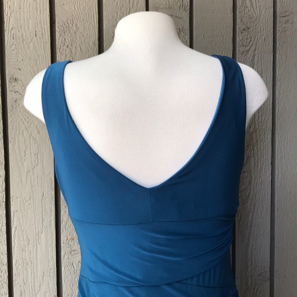 Bisou Bisou Teal Cocktail Dress (size 6) - Picture 7 of 10